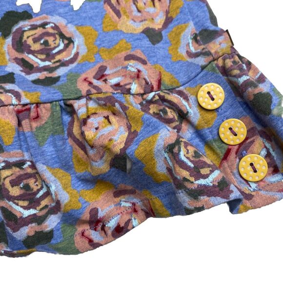 Matilda Jane The Adventure begins Twister Tank Blue Pink Floral Flowers Size 10 - Picture 2 of 7